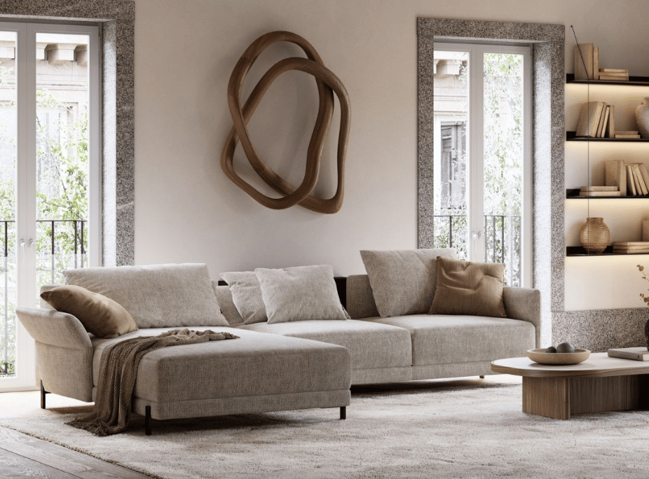 Escolher sofá de sonhos - sala de estar com sofá