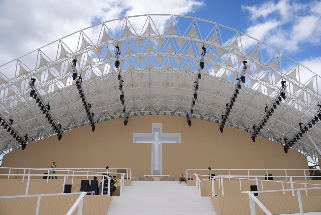 Altar-stage for the World Youth Days