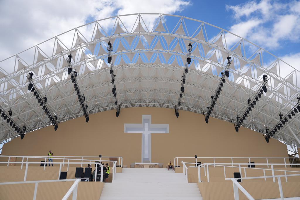 Altar-stage for the World Youth Days