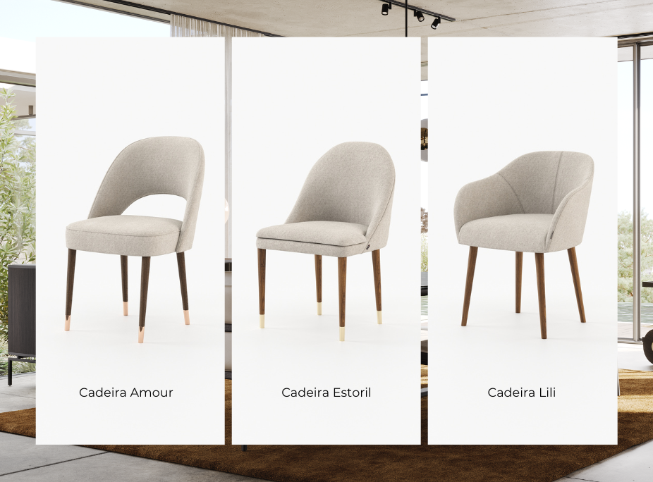 Best Sellers Laskasas 2024 com Cadeira Amour, Cadeira Estoril e Cadeira Lili