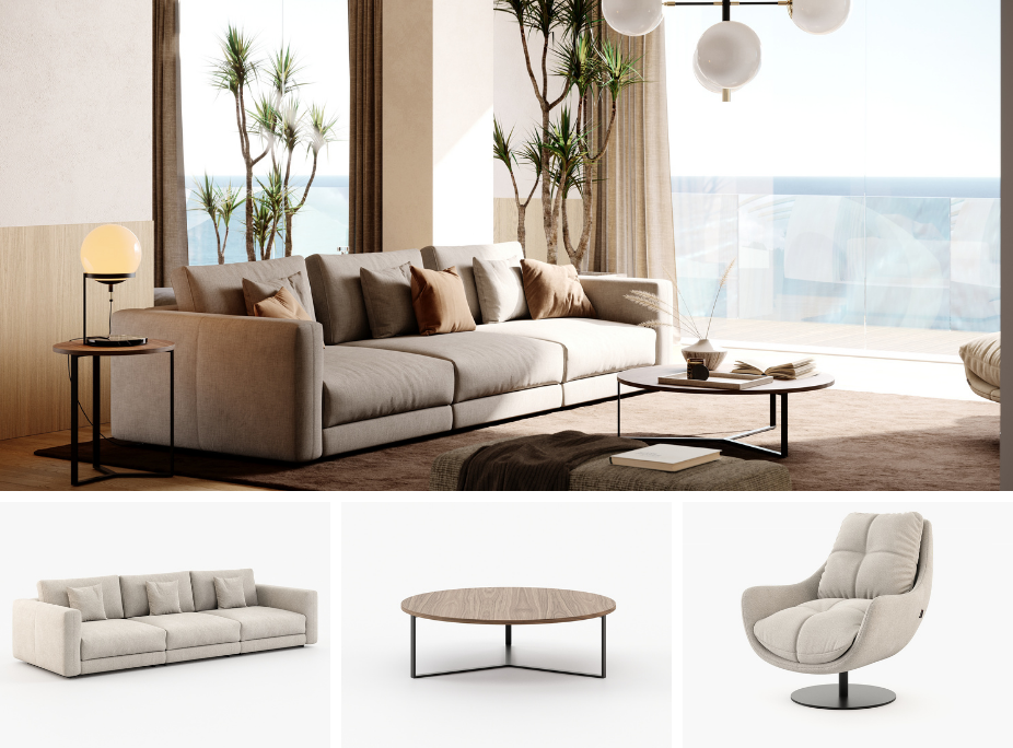 Muebles de salón en la Black Friday 2025 de Laskasas