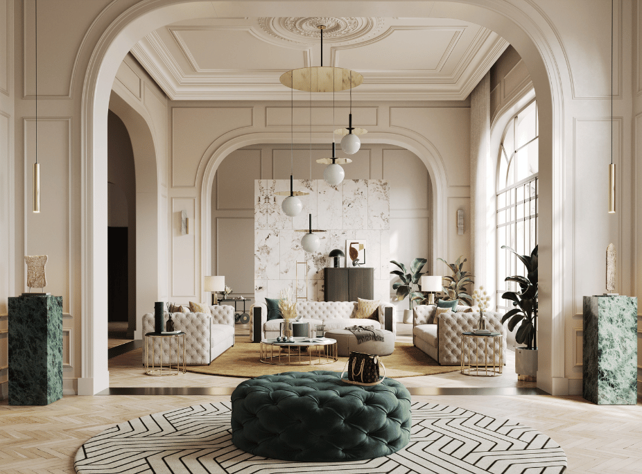 decoracon de saln comedor en proyecto 