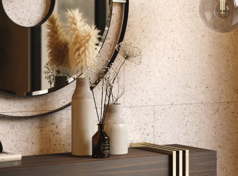 recibidor elegante con consola evelyn