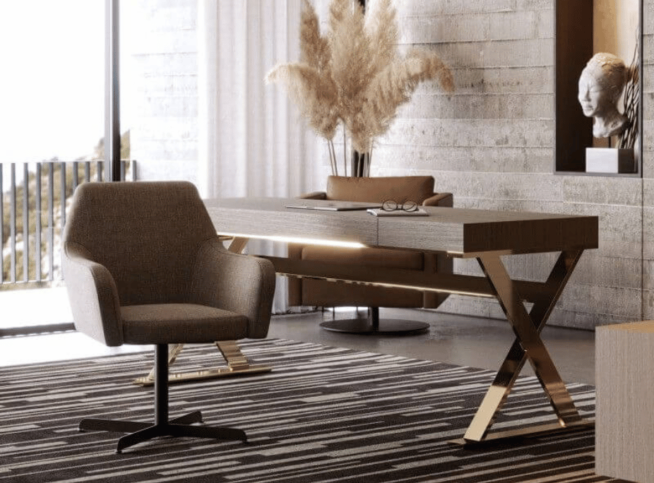 Consejos para su despacho con silla de oficina Robson y escritorio Ivy, Laskasas