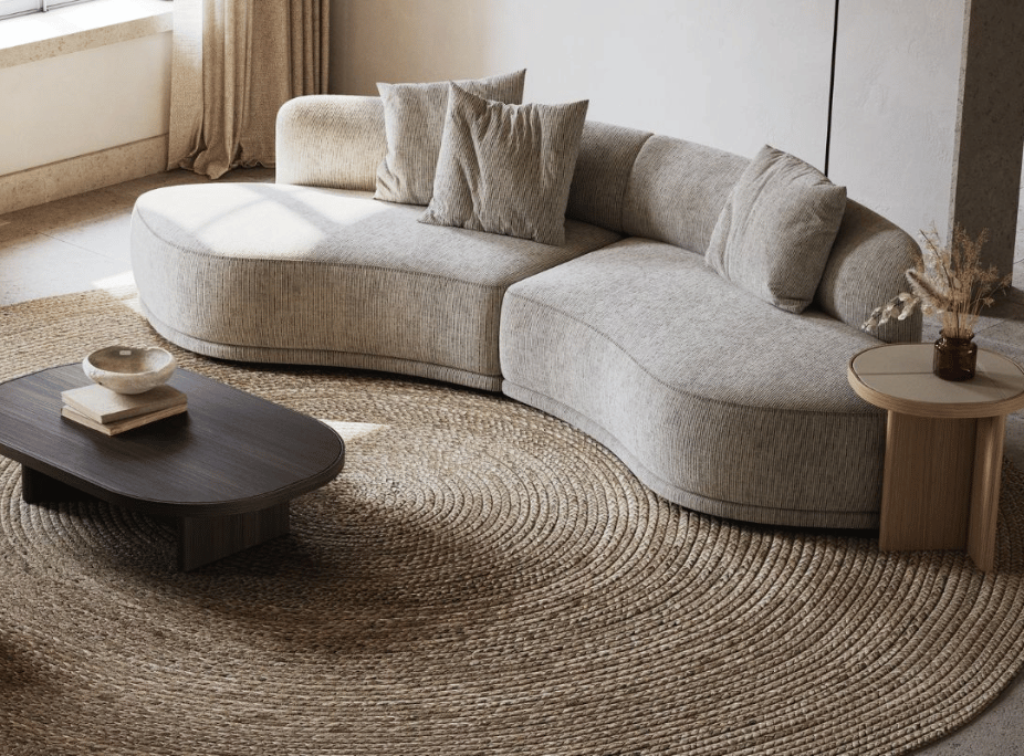 salón con sofá modular olivia