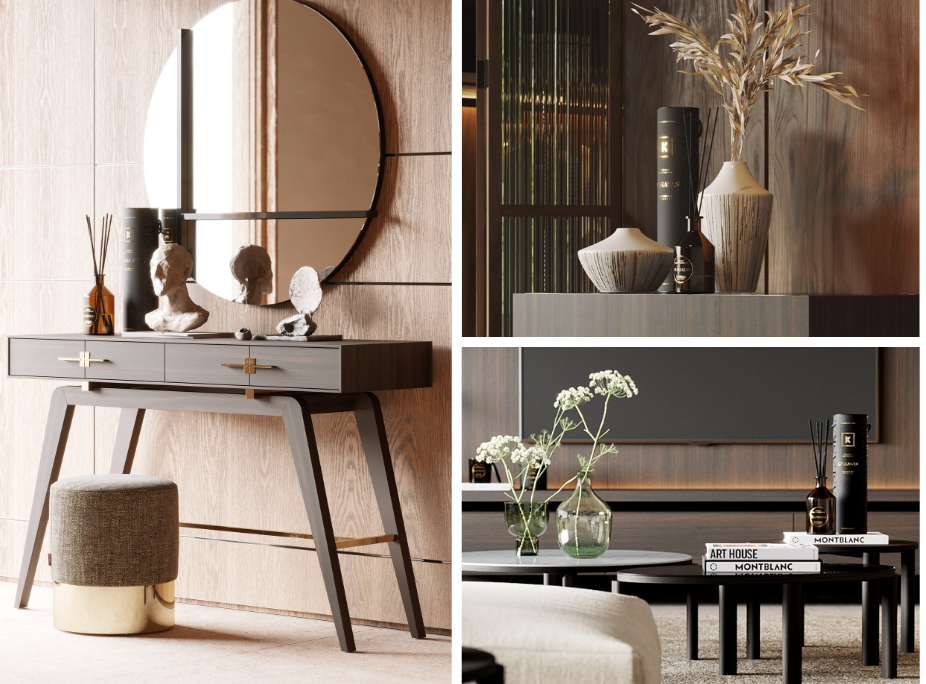 Estilos de decorao intemporais com personalidade criada com detalhes e acessrios decorativos