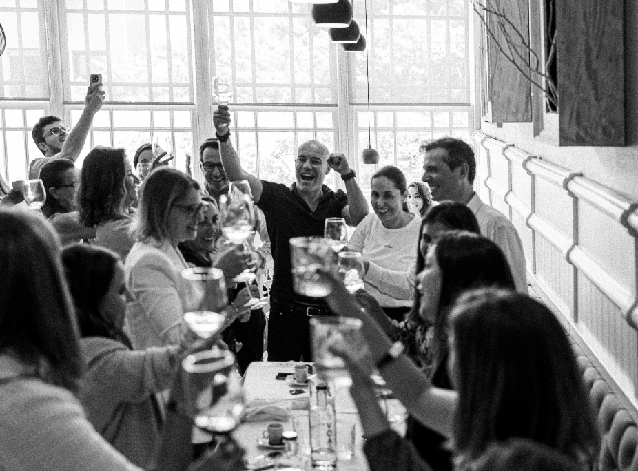 Evento da nova coleo na loja laskasas estoril - almoo no restaurante Villa Sabia