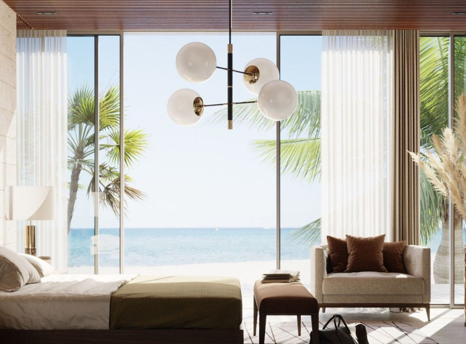 Iluminacion de techo laskasas con lampara meredith