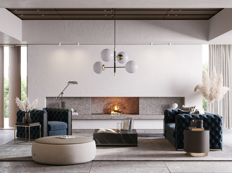 Design de interiores - Sala de estar