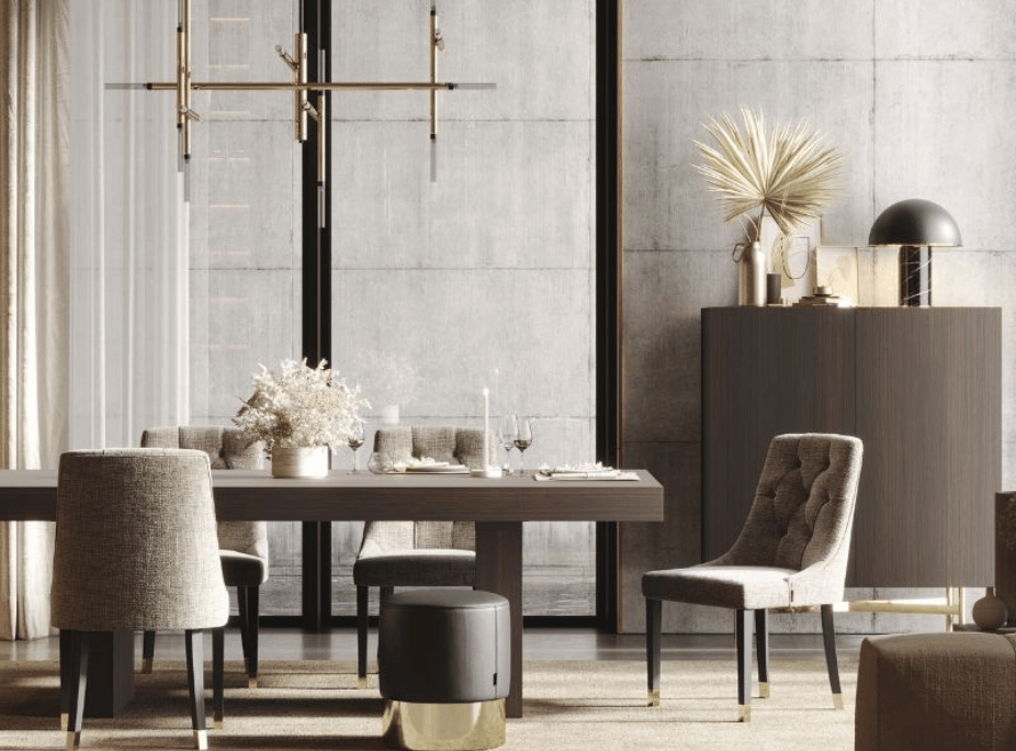 5 mesas de comedor : Mesa de comedor Isis