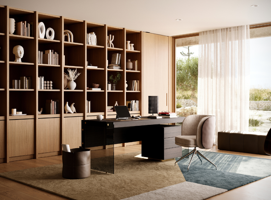 Nova Coleo 2025 Laskasas - The Essence Collection - em decorao de escritrio Laskasas