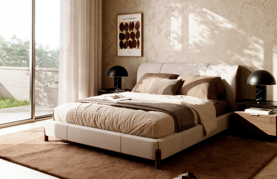 Dormitorio organizado y ordenado para el verano