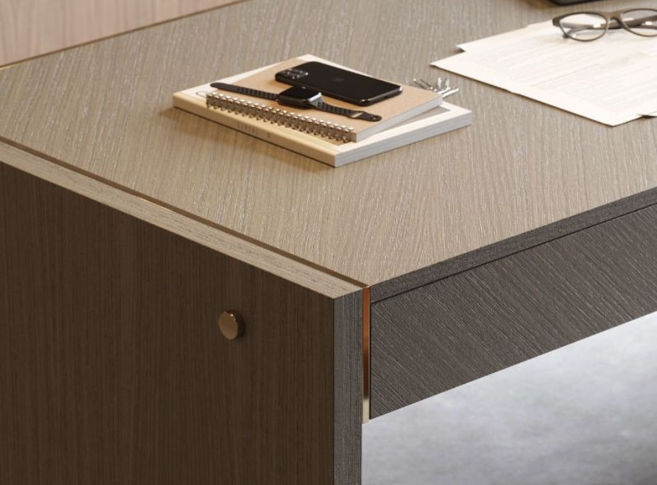 Organización de muebles de dormitorio con escritorio bonhan