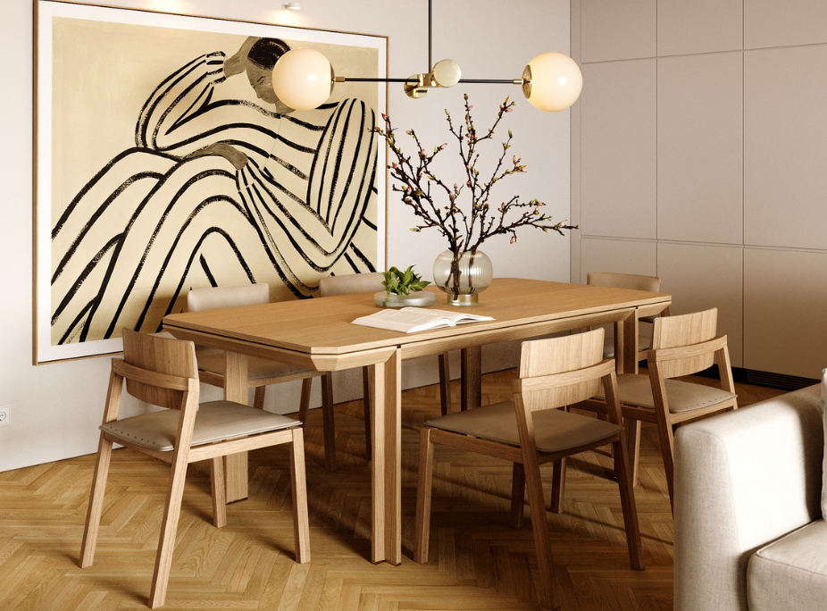 Princípios de decoração em sala de jantar