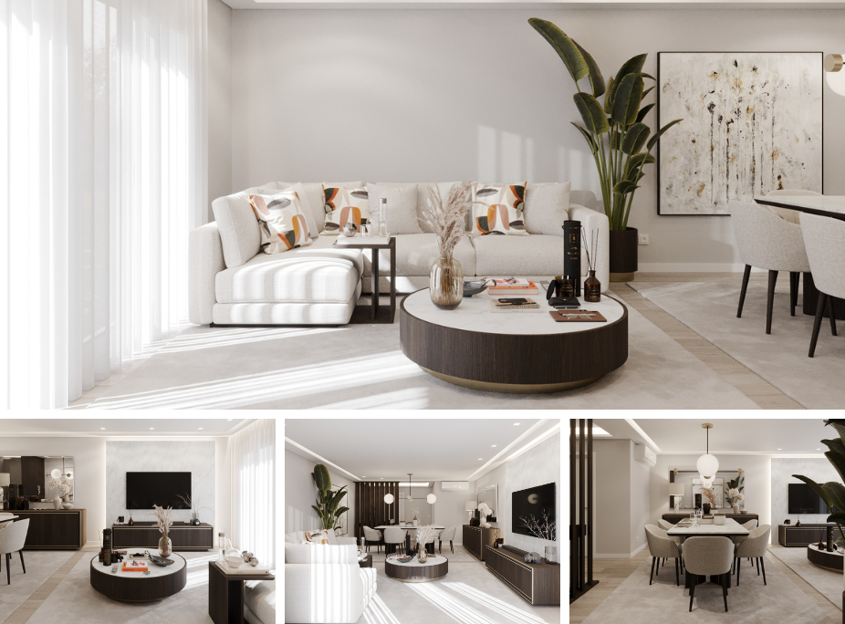 Projetos de Decora��o Laskasas para Salas de Estar