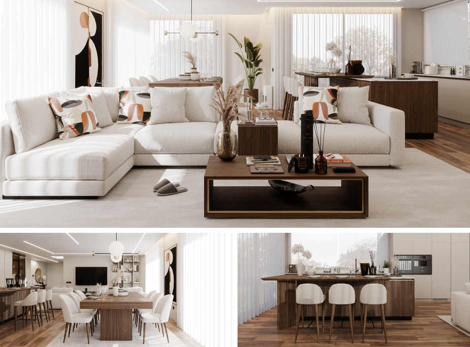 Projetos de Decora��o Laskasas para Salas de Estar