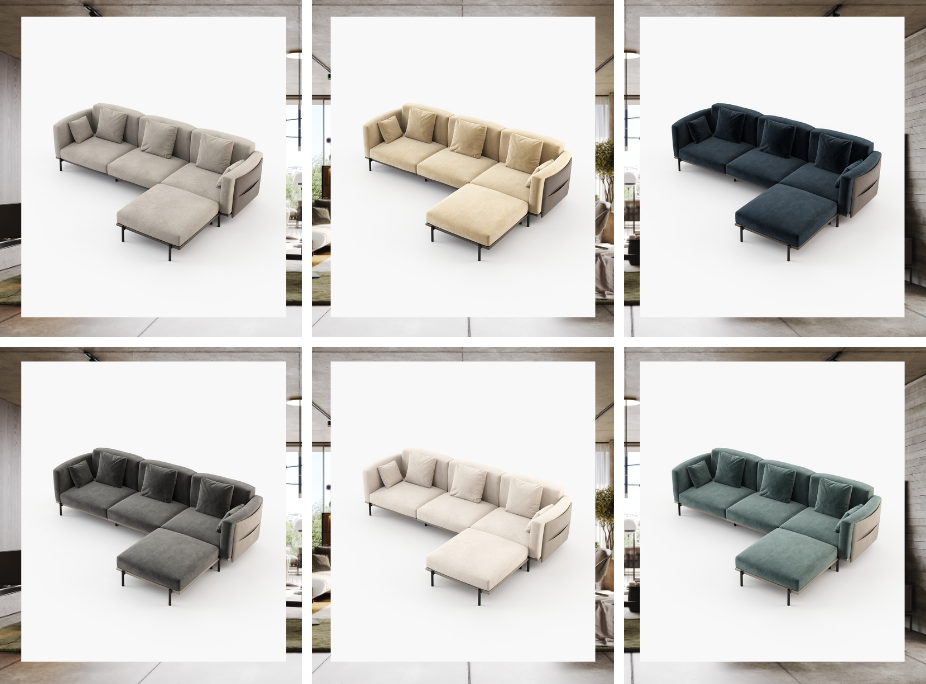 Dicas de decoração para escolher o sofá ideal para a sua sala de estar com diferentes acabamentos do sofá foster