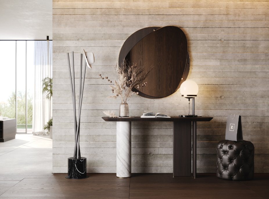 Tendências de decoração de 2026 em Hall de Entrada Japandi Contemporâneo