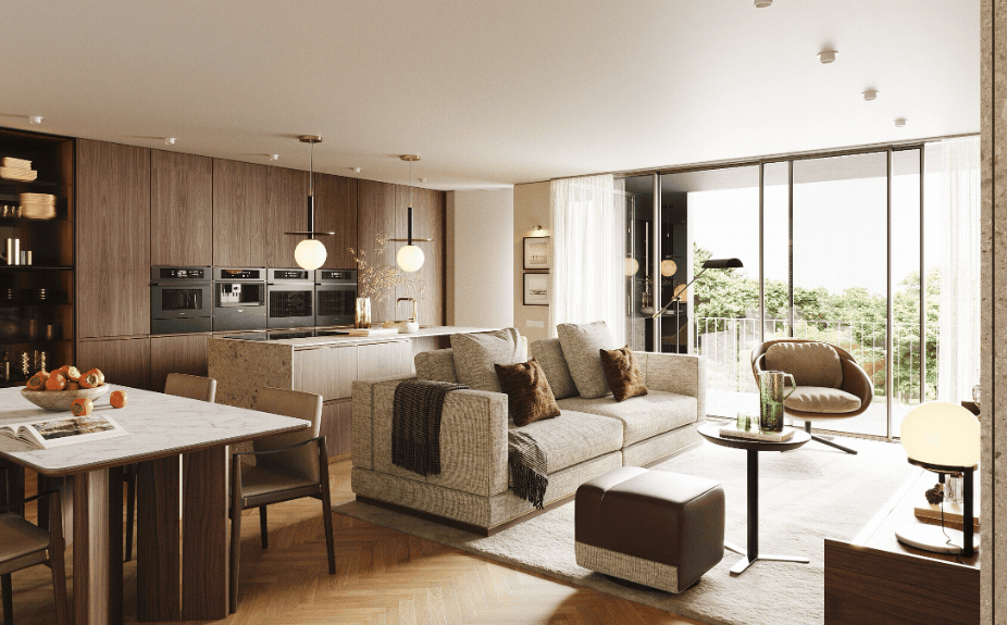 Opciones de decoración de salón comedor en Proyecto de Interiorismo Laskasas