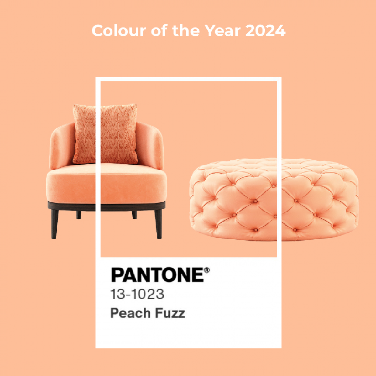 Embrace the Velvety Peach Fuzz Pantone Colour of 2024 Laskasas